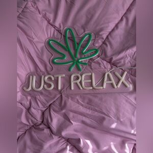 Just Relax Neon Sign